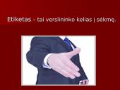 Dalykinis verslininko etiketas 2 puslapis