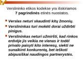 Verslininko profesinė etika ir etinis kodeksas 11 puslapis