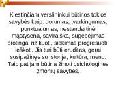 Verslininko profesinė etika ir etinis kodeksas 8 puslapis