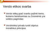 Verslo etika užsienio ir Lietuvos autorių darbuose 3 puslapis