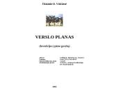 Verslo plano struktūra, pagrindinės dalys ir priedai 5 puslapis