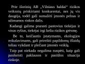 Verslo rizika ir jos mažinimo būdai: AB "Vilniaus baldai" 13 puslapis