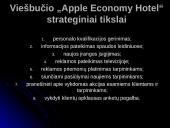 Viešbučio pristatymas: "Apple Economy Hotel" 9 puslapis