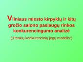 Vilniaus miesto kirpyklų ir kitų grožio salonų paslaugų rinka: jos patrauklumo ir galimų pavojų analizė 7 puslapis
