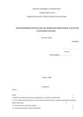 Kvaziteisminių institucijų lyginamoji analizė: JAV, Didžioji Britanija ir Lietuva