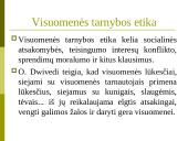 Visuomenės tarnautojų profesinė etika 12 puslapis