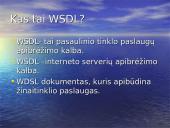 WSDL (Web Servises Description Language) kalba 2 puslapis