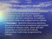 WSDL (Web Servises Description Language) kalba 11 puslapis
