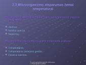 Žemų temperatūrų poveikis audiniams bei mikroorganizmų veiklai 15 puslapis