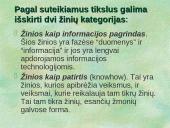 Žinių vadybos svarbiausi uždaviniai 19 puslapis