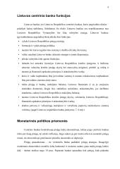 Lietuvos monetarinė politika 3 puslapis