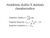 Dvimatis skirstinys. Tiesinė koreliacija ir tiesinė regresija 6 puslapis