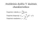 Dvimatis skirstinys. Tiesinė koreliacija ir tiesinė regresija 8 puslapis