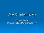 Age of information
