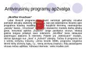 Antivirusinės programos 12 puslapis