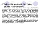 Antivirusinės programos 13 puslapis