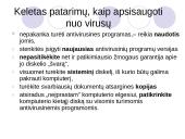 Antivirusinės programos 16 puslapis