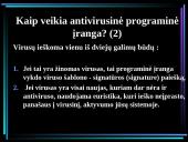Antivirusinės programos. Bendrosios informacijos apsaugos priemonės 13 puslapis