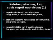 Antivirusinės programos. Bendrosios informacijos apsaugos priemonės 14 puslapis