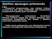 Antivirusinės programos. Bendrosios informacijos apsaugos priemonės 16 puslapis