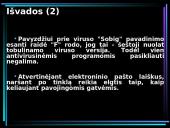 Antivirusinės programos. Bendrosios informacijos apsaugos priemonės 20 puslapis