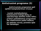 Antivirusinės programos. Bendrosios informacijos apsaugos priemonės 9 puslapis