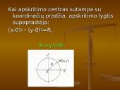 Apskritimo lygtis 11 puslapis