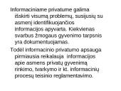 Asmens duomenų apsauga ir ją reglamentuojantys įstatymai 2 puslapis