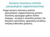 Asmens duomenų apsauga ir ją reglamentuojantys įstatymai 11 puslapis
