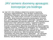 Asmens duomenų apsauga ir ją reglamentuojantys įstatymai 12 puslapis