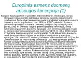 Asmens duomenų apsauga ir ją reglamentuojantys įstatymai 13 puslapis