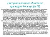 Asmens duomenų apsauga ir ją reglamentuojantys įstatymai 15 puslapis