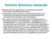 Asmens duomenų apsauga ir ją reglamentuojantys įstatymai 3 puslapis