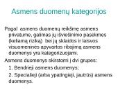Asmens duomenų apsauga ir ją reglamentuojantys įstatymai 4 puslapis