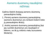 Asmens duomenų apsauga ir ją reglamentuojantys įstatymai 10 puslapis