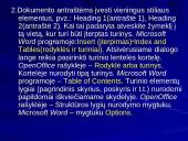 Automatinės teksto tvarkymo galimybės 3 puslapis