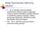 Baltų gentys. Lietuvių tautos susidarymas 16 puslapis