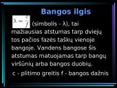 Bangos ir mechaniniai svyravimai 14 puslapis
