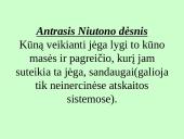 Dinamika kaip mechanikos šaka 9 puslapis