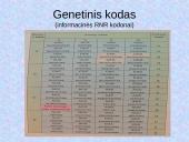 DNR. Baltymų sintezė 14 puslapis