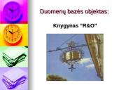 Duomenų bazė: knygynas "R&O" 2 puslapis