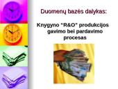 Duomenų bazė: knygynas "R&O" 7 puslapis