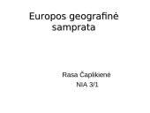 Europos geografinė samprata