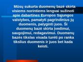 Europos Sąjungos šalių duomenų bazė 2 puslapis