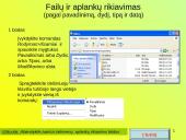 Failų ir aplankų (katalogų) tvarkymas 17 puslapis