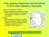 Failų ir aplankų (katalogų) tvarkymas 20 puslapis