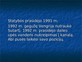 Gabčikovo-Nagymaros projektas tai Dunojaus užtvankos projektas 6 puslapis