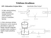 Galiniai įrenginiai. Telefono aparatai 2 puslapis
