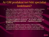 Genetinė modifikacija ir genetiškai modifikuoti organizmai (GMO) 11 puslapis
