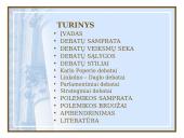 Ginčo kalbos: debatai, polemika 2 puslapis